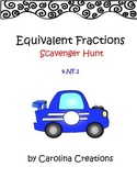 Equivalent Fractions Scavenger Hunt - 4.NF.1