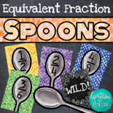 Equivalent Fractions Spoons Card Game Practice Activity
