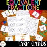 Equivalent Fractions Task Cards Math Center Equivalent Fra