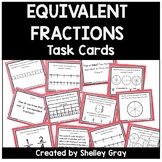Equivalent Fractions Task Cards - Fraction Practice