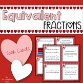 Equivalent Fractions Task Cards – Valentine’s Themed