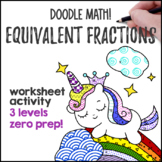 Equivalent Fractions Visual Models | Doodle Math: Twist on
