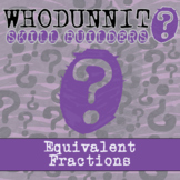 Equivalent Fractions Whodunnit Activity - Printable & Digi