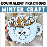 Equivalent Fractions Winter Hot Chocolate Bulletin Board M