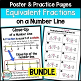Equivalent Fractions on a Number Line Practice Pages and P