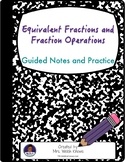 Equivalent Fractions and Fraction Operations Pack | Distan