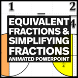 Equivalent Fractions and Simplifying Fractions Lesson Anim