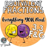 Equivalent Fractions for 3rd Grade TEKS 3.3F and 3.3G - de