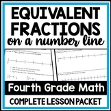 Equivalent Fractions on a Number Line, Finding Equivalent 