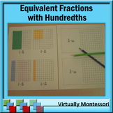 Equivalent Fractions with Hundredths: Booklet, Samples, an