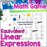 Equivalent Expressions by Combining Like Terms Game for 7t