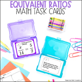 Equivalent Ratios Practice Task Cards Station Activity