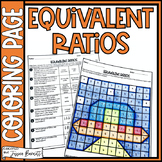 Equivalent Ratios Activity Coloring Worksheet
