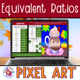 Equivalent Ratios Thanksgiving Fall 6th Grade Math Pixel A