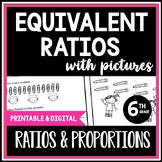 Equivalent Ratios with Pictures, 6th Grade Equivalent Rati