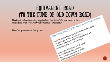 Preview of Equivalent Road (To the Tune of Old Town Road)