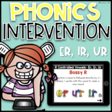 Er, Ur, Ir R Controlled Vowels Phonics Game |Digital Phoni