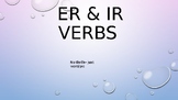 Er and Ir Verb Definitions With Picture PowerPoint