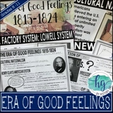 Era of Good Feelings PowerPoint & Notes (Monroe, Early Ind