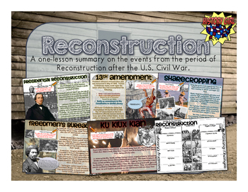 Preview of Era of Reconstruction PowerPoint and Infographic