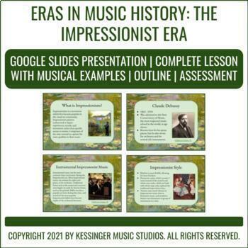 Preview of Eras in Music History: The Impressionist Era - Lesson, Outline, and Assessment