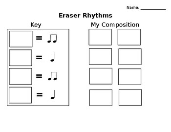 Preview of Eraser Composition