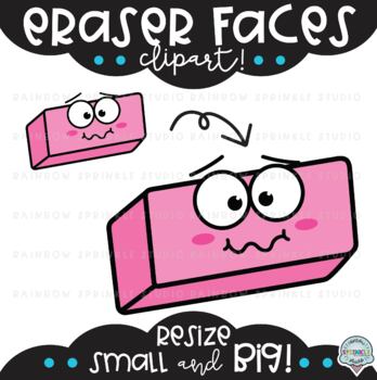 Emoji Digital Mini Erasers Clip Art by Talking with Rebecca
