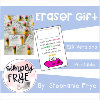 Eraser Personalized Teacher Gift – The Craft Room Store