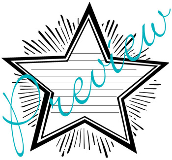 Preview of "Eres una estrella brillante" Describing yourself- Novice Spanish writing