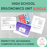 Ergonomics Unit Bundle for High School Students and Adult 