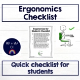 Ergonomics Checklist