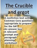 Ergot and The Salem Witch Trials / Crucible (SAT like questions)