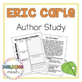 Eric Carle Author Study (printables-book reviews, graphing