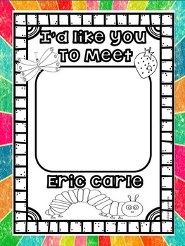 Preview of Eric Carle Author Study