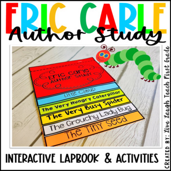 Preview of Eric Carle Author Study- Interactive Notebook/ Flipbook/ Lapbook | Digital Study