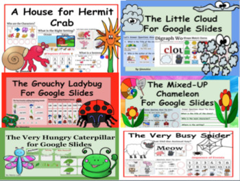 Preview of Eric Carle Google Classroom Activities for Google Classroom and Distant Learning