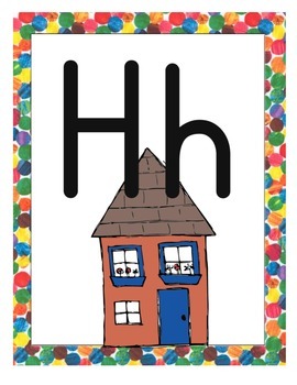 Eric Carle Inspired Alphabet Flashcards