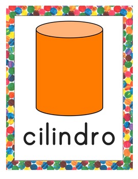 Eric Carle Inspired Classroom - Shape Posters - Spanish | TpT