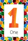 Eric Carle Number Cards