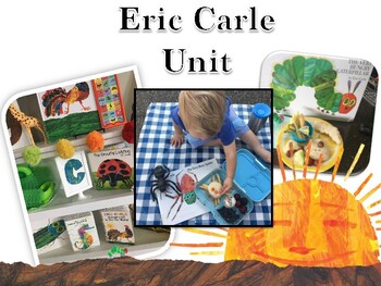 Preview of Eric Carle Preschool Unit