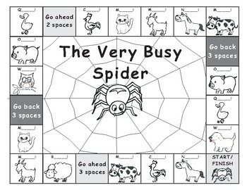 the very busy spider literacy planning