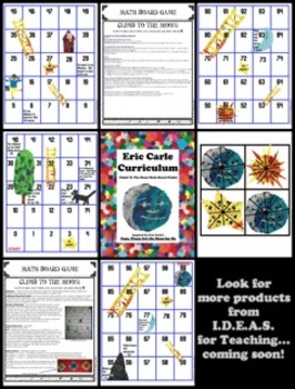 Eric Carle Papa, Please Get the Moon for Me Common Core Math Board Game