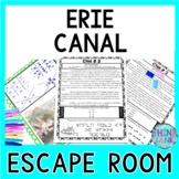 Erie Canal ESCAPE ROOM Activity - Reading Comprehension