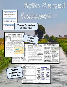 Preview of Erie Canal Lesson
