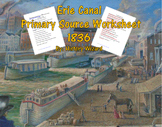 Erie Canal Primary Source Worksheet 1836
