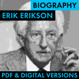 Erik Erikson Biography Research Organizer, Biography PDF &