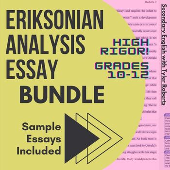 Preview of Eriksonian Analysis Essay Bundle: Unit Starter Pack! Apply a New Critical Lens!