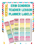 Erin Condren Teacher Planner Labels (VERTICAL)