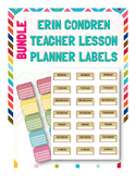 Erin Condren Teacher Planner Labels (BUNDLE)