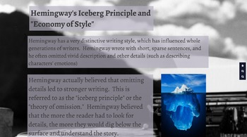 Preview of Ernest Hemingway--Biography and Writing Style Prezi